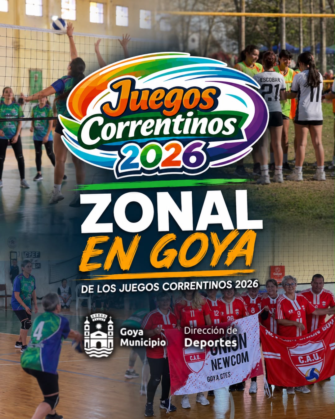 JUEGOS CORRENTINOS 2026: GOYA SERÁ SEDE DE LA INSTANCIA ZONAL CON INTENSA ACTIVIDAD DEPORTIVA